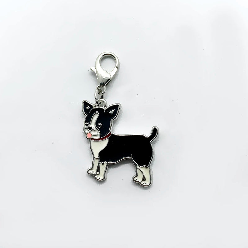 Chihuahua Enamel Metal Pendant Charm