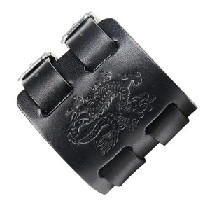 Dragon Totem Leather Bracelet - Wide Men's & Women's Jewelry