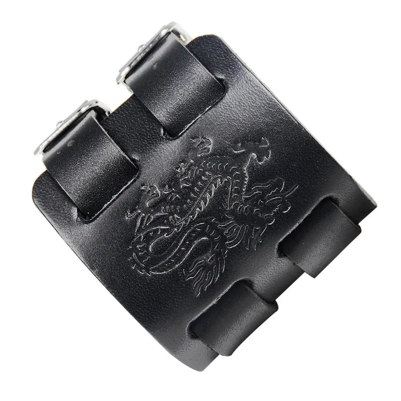 Dragon Totem Leather Bracelet - Wide Men's & Women's Jewelry