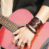 Dragon Totem Leather Bracelet - Wide Men's & Women's Jewelry