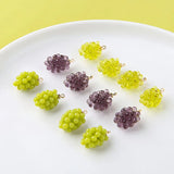 20pcs Grape/Pomegranate 3D Charms for DIY Jewelry
