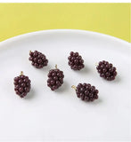 20pcs Grape/Pomegranate 3D Charms for DIY Jewelry
