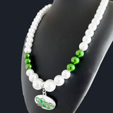 Sorority Society Pendant Necklace with Pearls