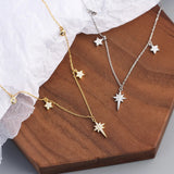 Big Dipper Star Pendant Necklace 925 Sterling Silver Chain Jewelry