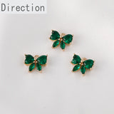 Love Zircon Bow Pendant DIY Jewelry Set