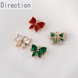 Love Zircon Bow Pendant DIY Jewelry Set