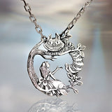 Alice's Adventures In Wonderland Necklace on Branch Pendant