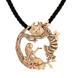 Alice's Adventures In Wonderland Necklace on Branch Pendant