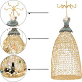 Mannequin Necklace Stand Jewelry Display Earring Bracelet Holder Organizer