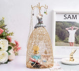 Mannequin Necklace Stand Jewelry Display Earring Bracelet Holder Organizer