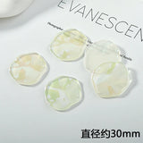 Glorious Wave Resin Earrings Pendant DIY Accessories 4pcs
