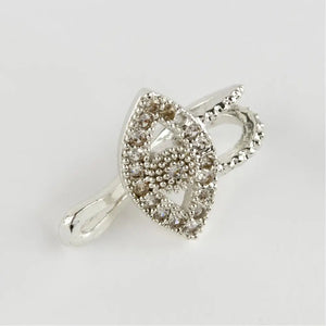 Zircon Cartilage Earrings with Eye Design