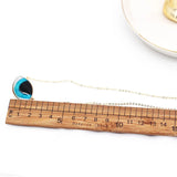 Eye Geometric Necklace Metal Gorgeous Eye Chain Necklace 619