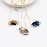 Eye Geometric Necklace Metal Gorgeous Eye Chain Necklace 619