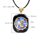 Eye Of Horus Necklace Orgone Pendant Egyptian Ancient Protection Amulet