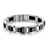 EyeYoYo Men's 316L Stainless Steel Magnetic Bracelet - Domineering Thick Design