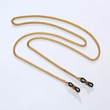 Silver Eyeglass Chain Necklace Stainless Steel Links Holder