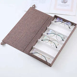 6-Slot Eyeglasses Storage Case for Women & Men
