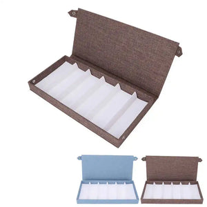 6-Slot Eyeglasses Storage Case for Women & Men