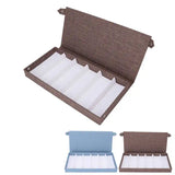 6-Slot Eyeglasses Storage Case for Women & Men