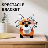 Fox Cat Glasses Holder Wooden Household Decor Kid Gift