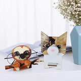Fox Cat Glasses Holder Wooden Household Decor Kid Gift