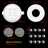 Eyelashes Resin Mold Silicone Storage Box Case Holder Epoxy Resin Mold