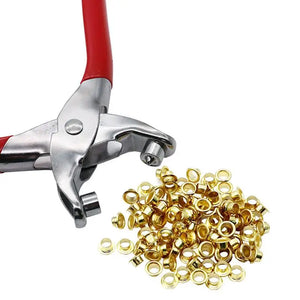 Leather Belt Hole Punch Plier Tool Revolving Sewing Machine Bag Setter