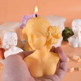 Girl Clay Candle UV Crystal Epoxy Resin Mold