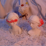Closed Eyes Girl Clay Candle UV Crystal Epoxy Resin Mold