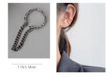 S925 Silver Chain Ear Clip No-Pierced INS Style Ear Cuff Earring