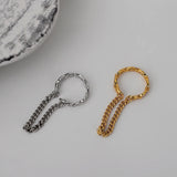 S925 Silver Chain Ear Clip No-Pierced INS Style Ear Cuff Earring