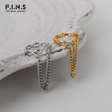 S925 Silver Chain Ear Clip No-Pierced INS Style Ear Cuff Earring