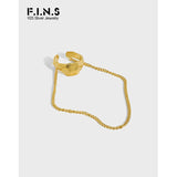 S925 Sterling Silver Irregular Ear Cuff Clip without Piercing