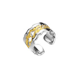 S925 Sterling Silver Double Earcuff No Piercing Wide Earrings