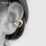 F.I.N.S 1PC Real 925 Sterling Silver Geometric Ear Clip