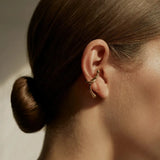 925 Sterling Silver Knot Ear Clip No Piercing INS Punk Style Cartilage Clip