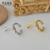 925 Sterling Silver Knot Ear Clip No Piercing INS Punk Style Cartilage Clip