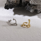 925 Sterling Silver Knot Ear Clip No Piercing INS Punk Style Cartilage Clip