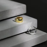 925 Silver Ear Clip Geometry Ear Cuff
