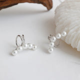 925 Silver Clip-on Ears Ear Cuff Silver 925 Ear Clip Single Clip Earring