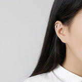 925 Silver Clip-on Ears Ear Cuff Silver 925 Ear Clip Single Clip Earring