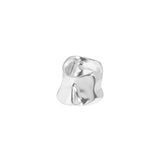 Irregular S925 Silver Ear Clip Catilage Wide Earcuff Jewelry