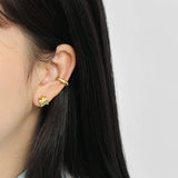 S925 Silver Ear Buckle Minimalist Clip Stackable Ear Cuffs
