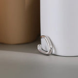 S925 Silver Ear Buckle Minimalist Clip Stackable Ear Cuffs
