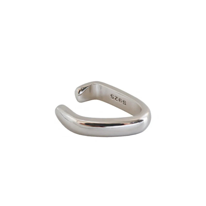 S925 Silver Ear Buckle Minimalist Clip Stackable Ear Cuffs