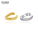 S925 Silver Ear Buckle Minimalist Clip Stackable Ear Cuffs