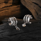 925 Sterling Silver Love Heart Ear Clip Earrings