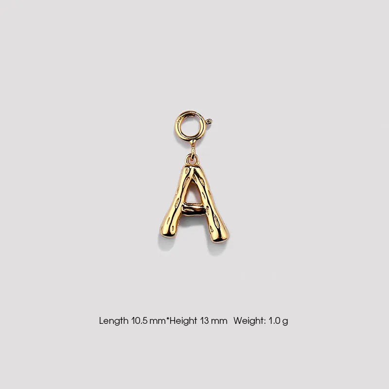 925 Silver Letter Pendant Charm Pearl Chain OT Bar Necklace Fine Jewelry