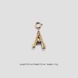 925 Silver Letter Pendant Charm Pearl Chain OT Bar Necklace Fine Jewelry